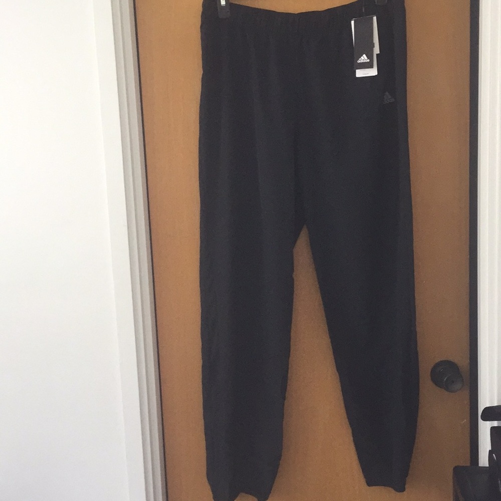 NWT Adidas Black windbreaker pants